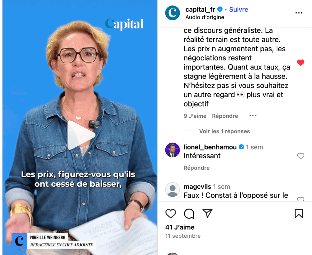 Pour Capital.fr, les prix de l'immobilier en France remontent...